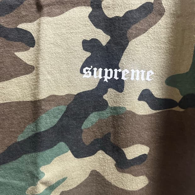 Supreme 카모 티셔츠 