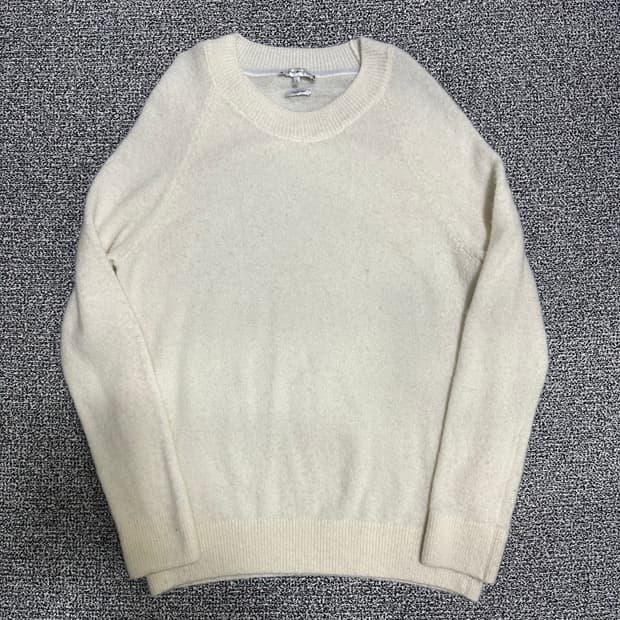 (95) 타미힐피거 아이보리 캐시미어 니트