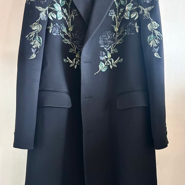 알렉산더 맥퀸 자수 롱코트