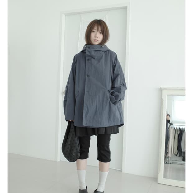 애프터먼데이 블랙 카프리 팬츠 M
