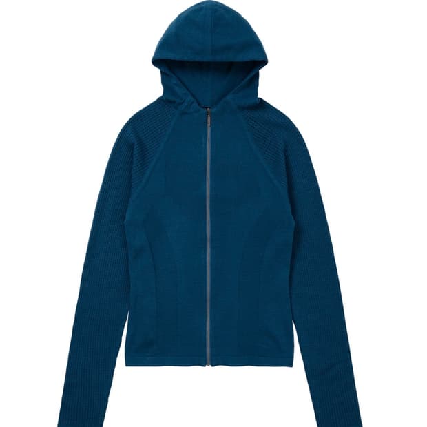 웰빙익스프레스 Sports Knit Hoodie Blue