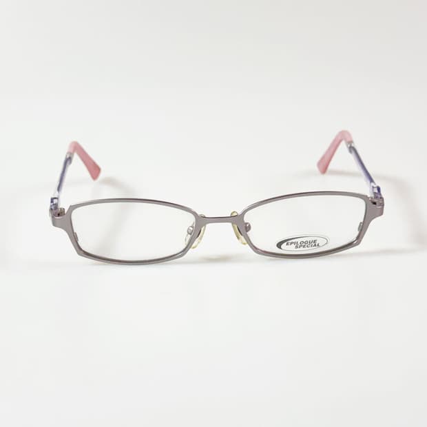 EPILOGUE 메탈 슬림 스퀘어 프레임 빈티지 안경