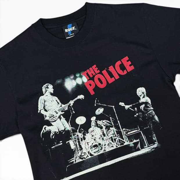 스팅 더 폴리스(THE POLICE) 밴드티, 투어 티셔츠