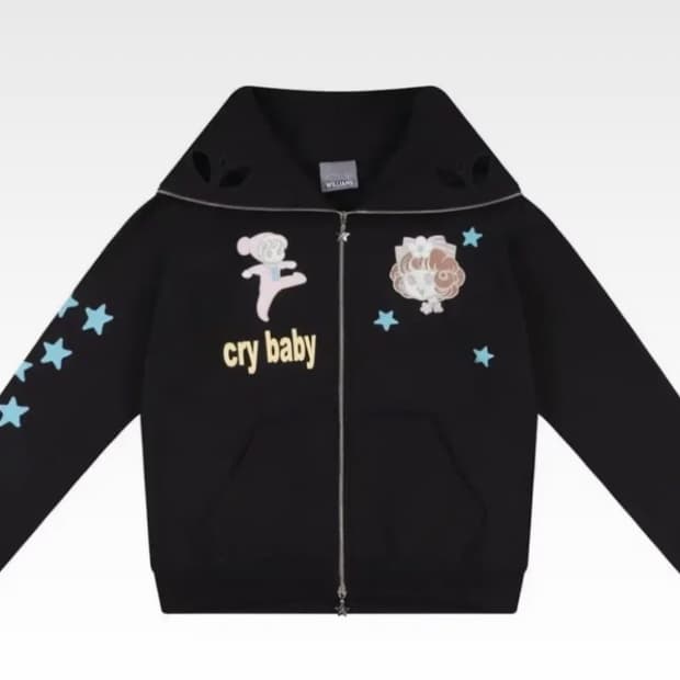 Ashley Williams 애슐리윌리엄스 cry baby 후드집업