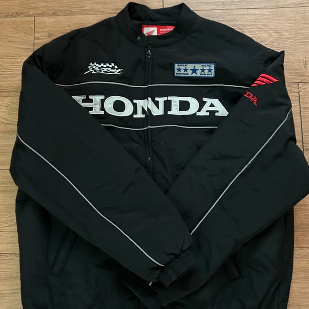 혼다 모터사이클 블루종 자켓 XL