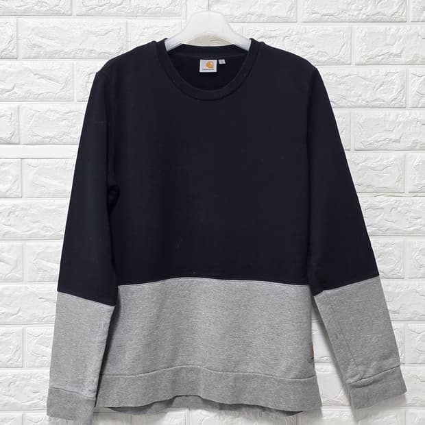 택포) 칼하트 배색 맨투맨 M