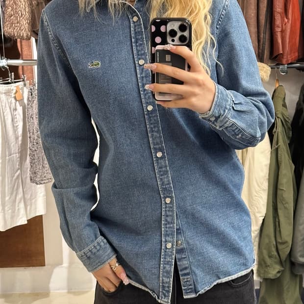 Lacoste 라코스테 데님셔츠 