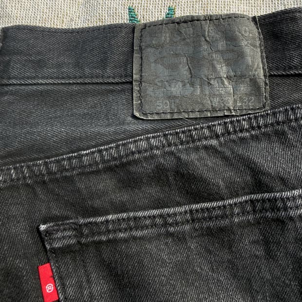 리바이스 501 흑청 33/32