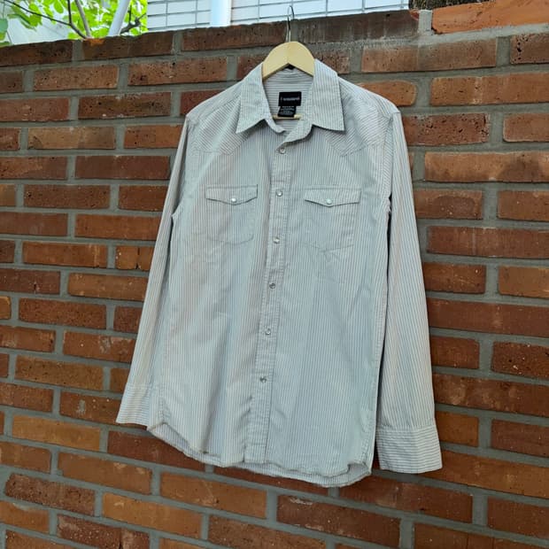 노 바운더리즈 웨스턴 스트라이프 셔츠