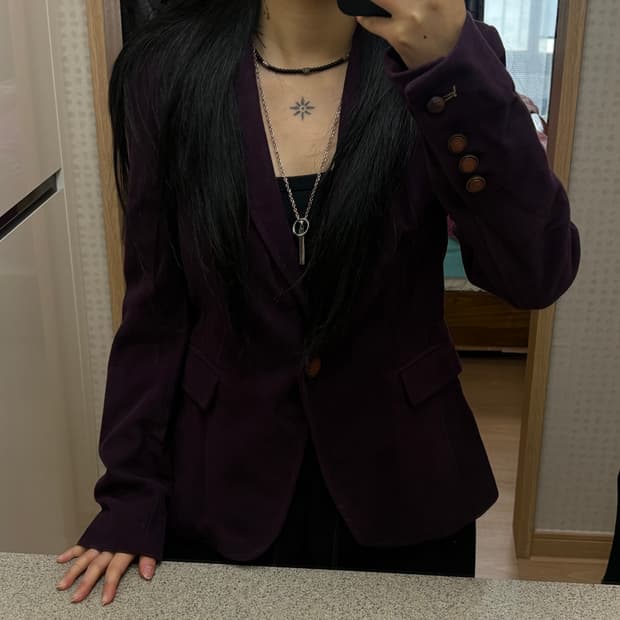 자라 빈티지 벨벳 자켓