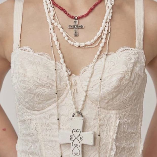 스컬프터 카드지갑 Cross Strap Wallet 화이트