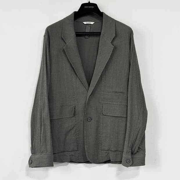 타임옴므 린넨 싱글 재킷 L