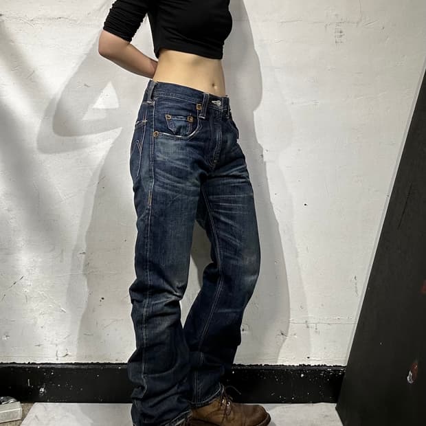 리바이스 진청 엔지니어드 워싱 데님 팬츠 30