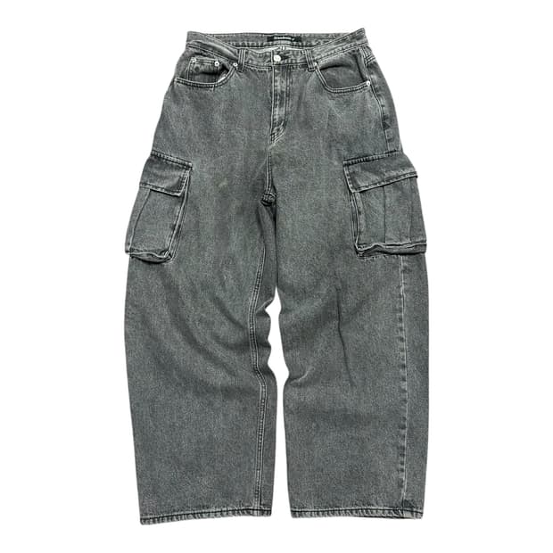 ✨ (바배) 어반드레스 그레이 카고 데님 팬츠