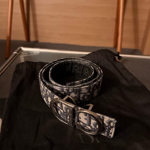 디올 오블리크 벨트 100cm