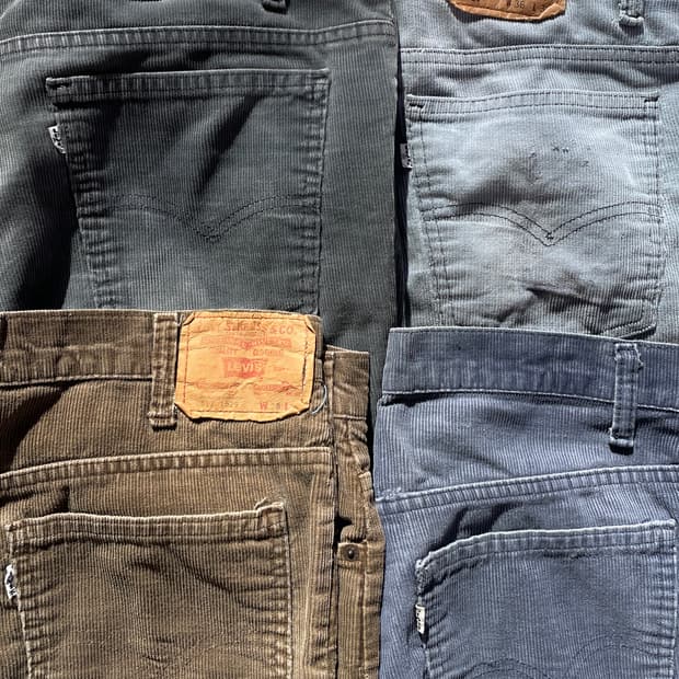 70s Levis 517 Coduroy Brown pants