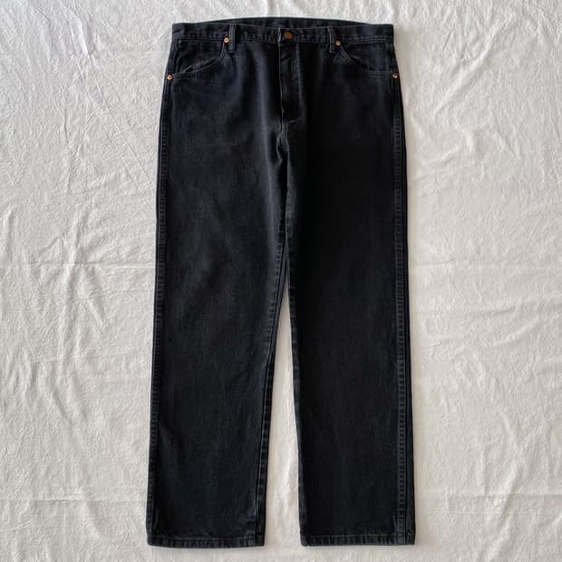 랭글러 블랙 데님 팬츠