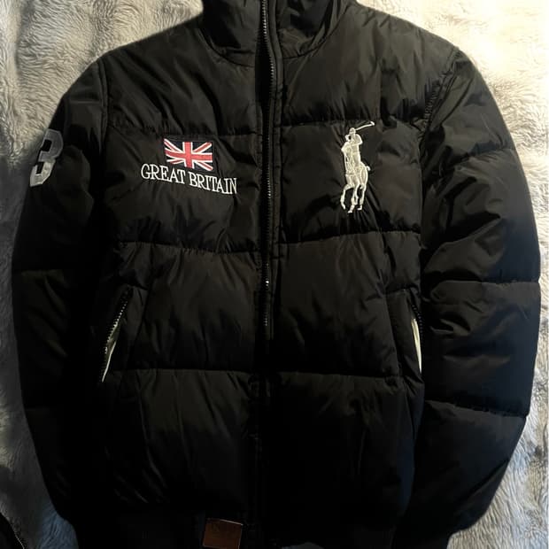 폴로 랄프로렌 빅포니 브리튼 패딩 블랙