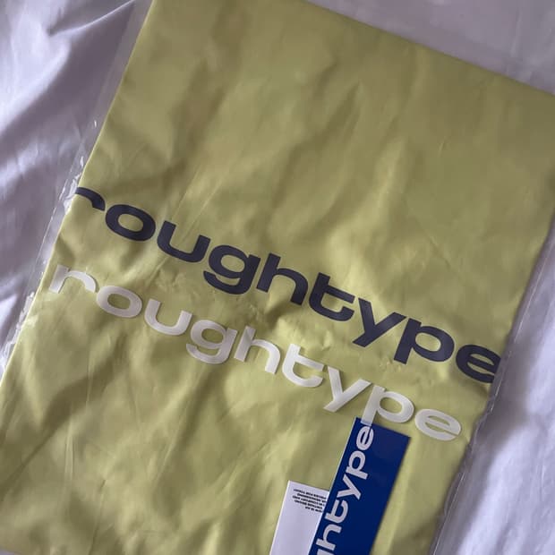 roughtype 로타입 에코백 라이트그린