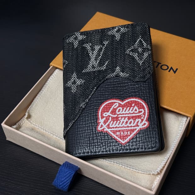 [OS] 루이비통 x 니고 포켓 오거나이저 데님 블랙