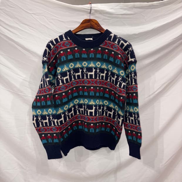 빈티지 알파카 니트