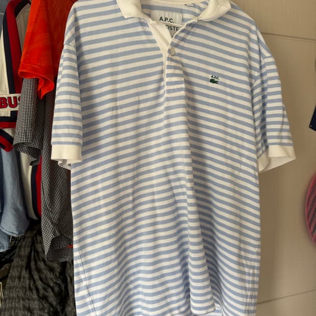 A.P.C. 라코스테 스트라이프 카라티 M