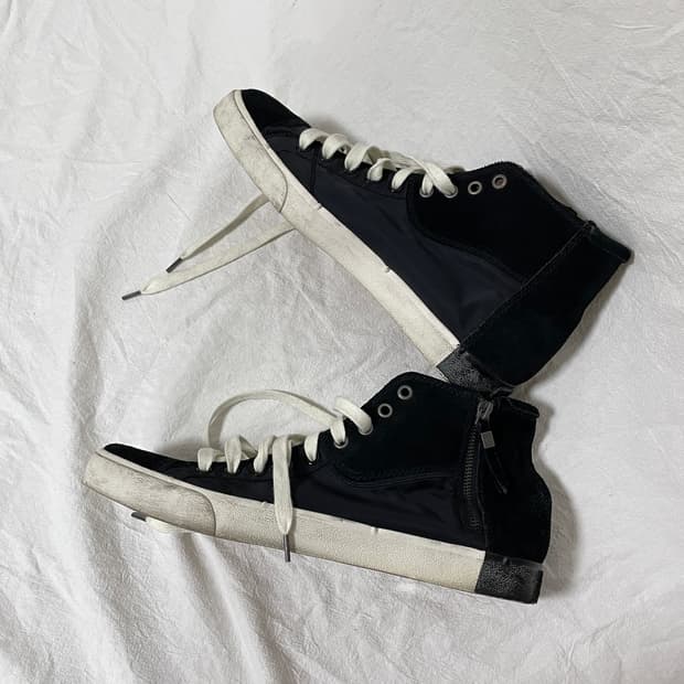 Diesel High-top Suede Sneakers