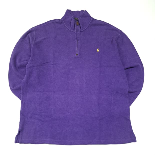 CL151 XL 폴로 코튼 하프집업 니트