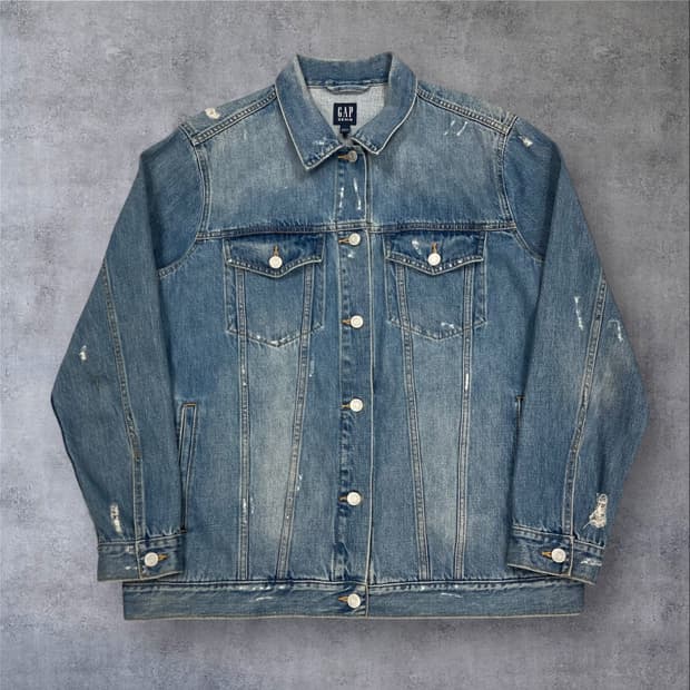 GAP 멀티 포켓 데님 트러커 자켓