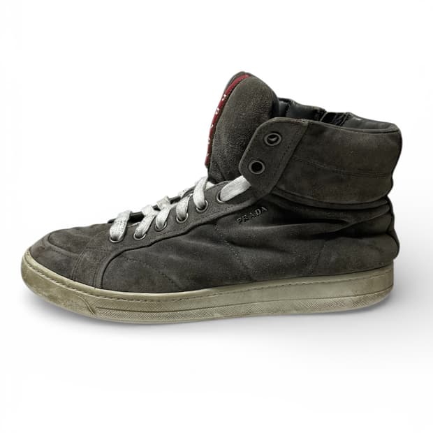 prada sport, hightop sneakers
