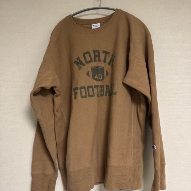 [XL] 챔피온 리버스위브 블루택 그래픽 스웨트셔츠 (C3-W012)