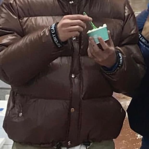 헤리티지플로스 17FW 패딩 브라운 M