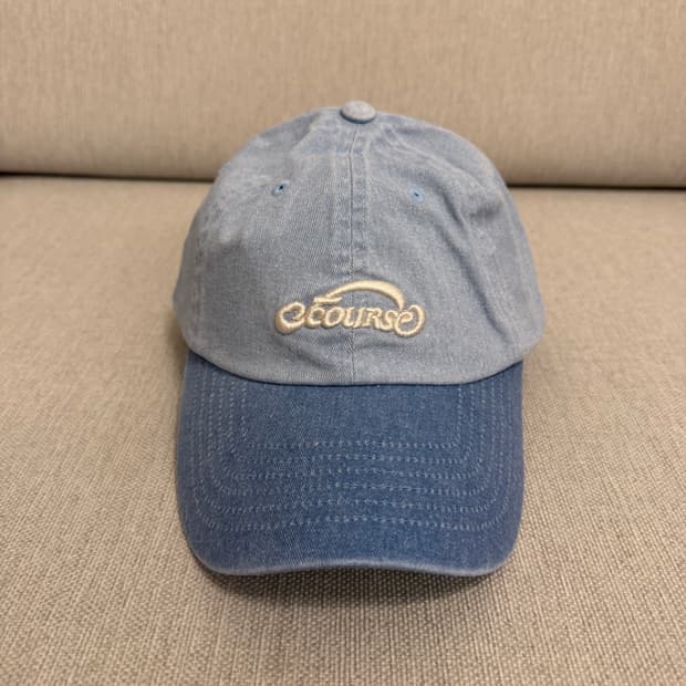 [새제품] 오브콜스와이낫 데님 모자 볼캡 정가 48,000원