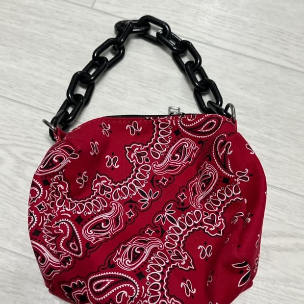 페이즐리패턴 미니백