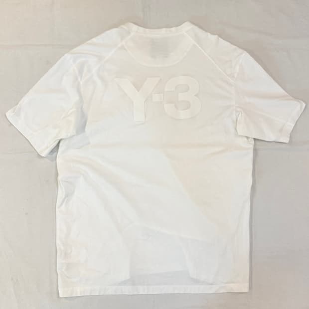Y-3 요지야마모토 백로고 티셔츠 화이트