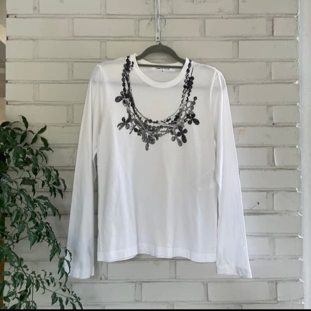 꼼데가르송 프린팅 롱슬리브