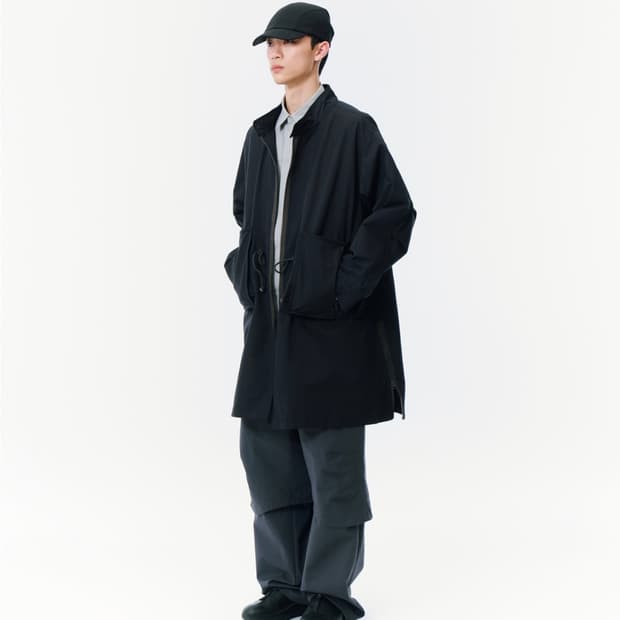 산산기어 필드 파카 ZIPPER FIELD PARKA [BLACK] 2