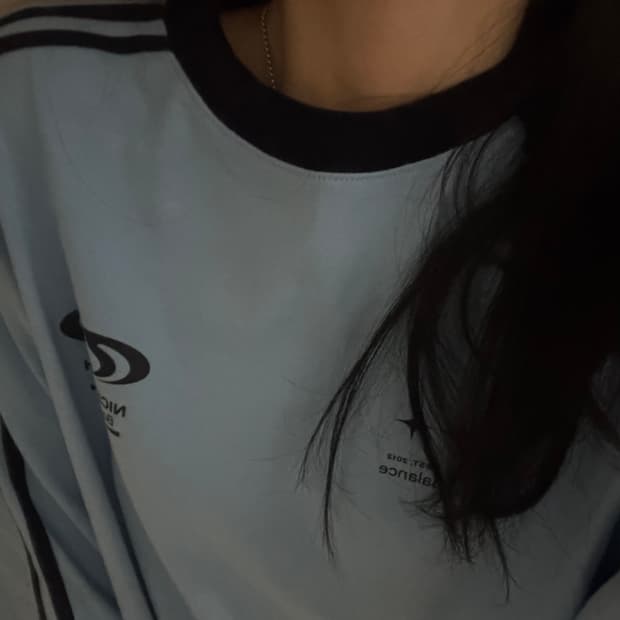 Football jersey long sleeve (sky blue)