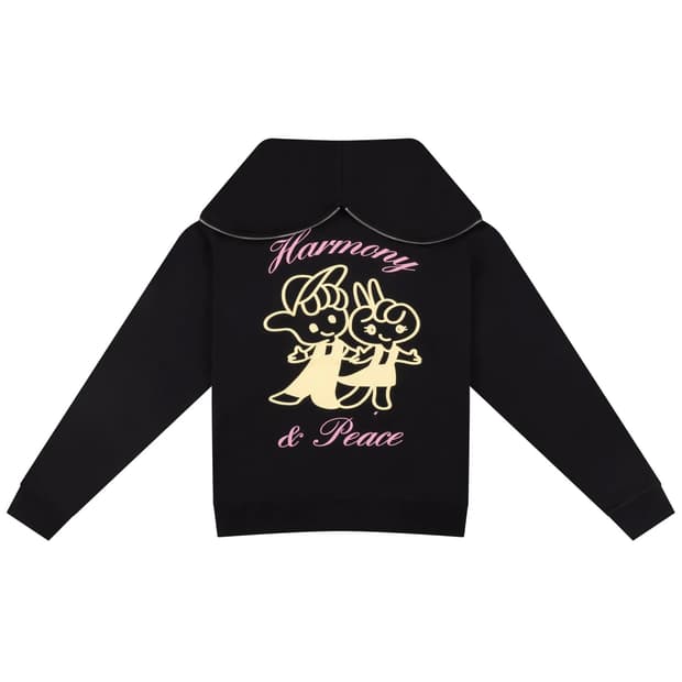 [M,L]애슐리 윌리엄스 25fw HARMONY 버터플라이 후드집업