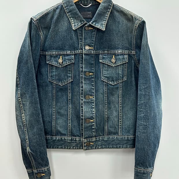 12ss 생로랑 데님 자켓