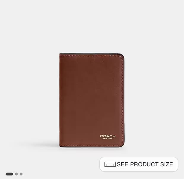 코치 카드지갑