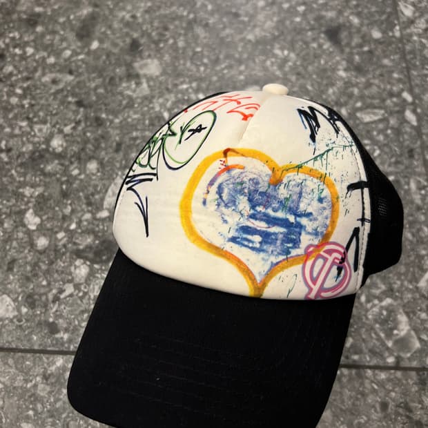 더오픈프로덕트 그래피티 메쉬 캡 처분 