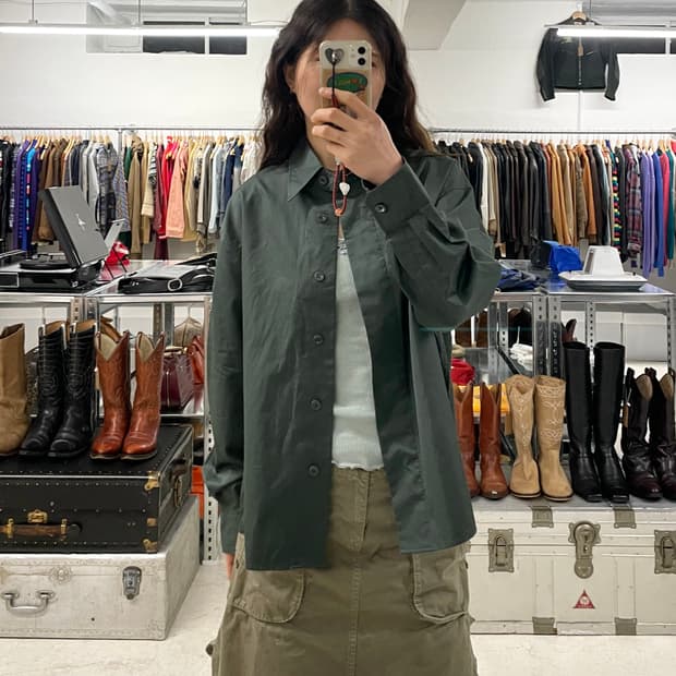UNIQLO U minimal shirt jacket