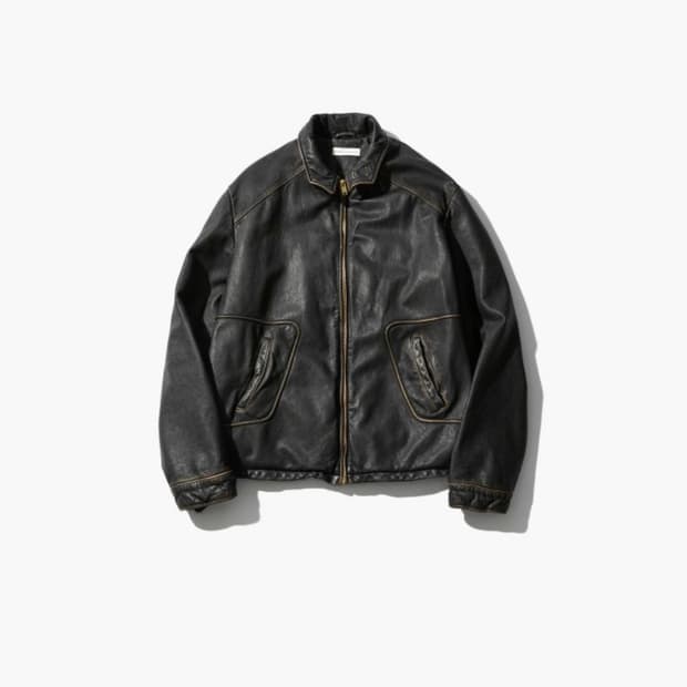 구매) 오토매틱 포 더 피플 파이핑 레더 자켓