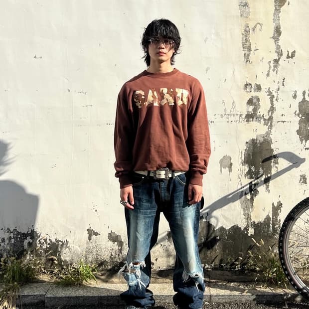 Santastic! saru skull sweatshirt