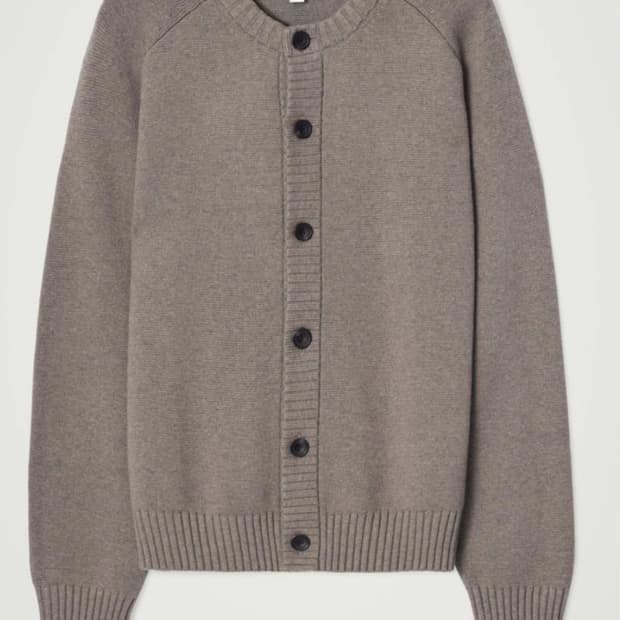 COS 울블렌드 크루넥 가디건 S