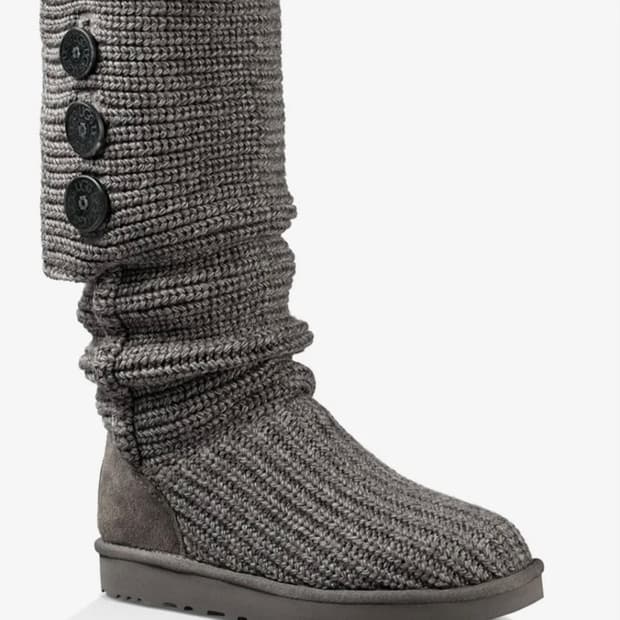 ugg 어그 카디 니트 부츠 그레이