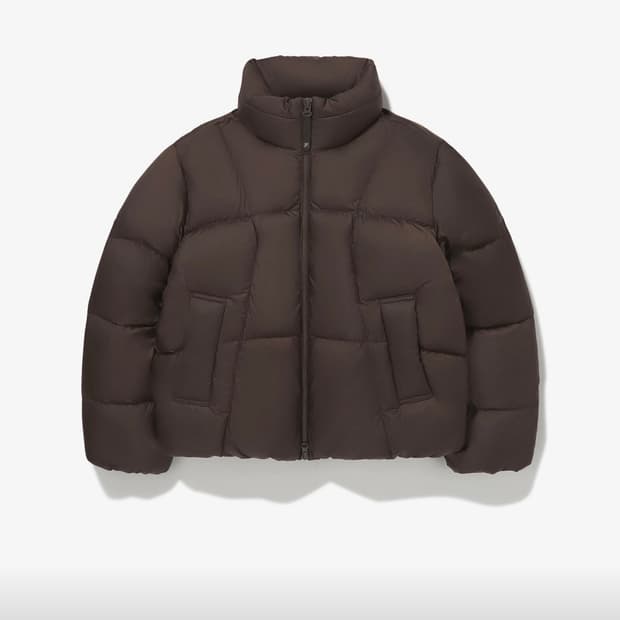 휠라 여성 플로우다운 패딩 초코