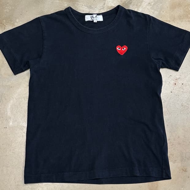 🫶🏻 꼼데가르송 여성용 Black 반팔티 🫶🏻