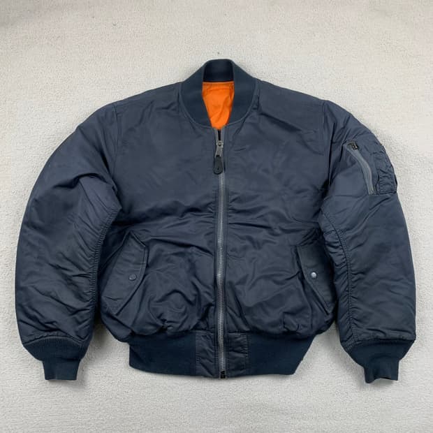 알파인더스트리 ma-1 항공점퍼 네이비